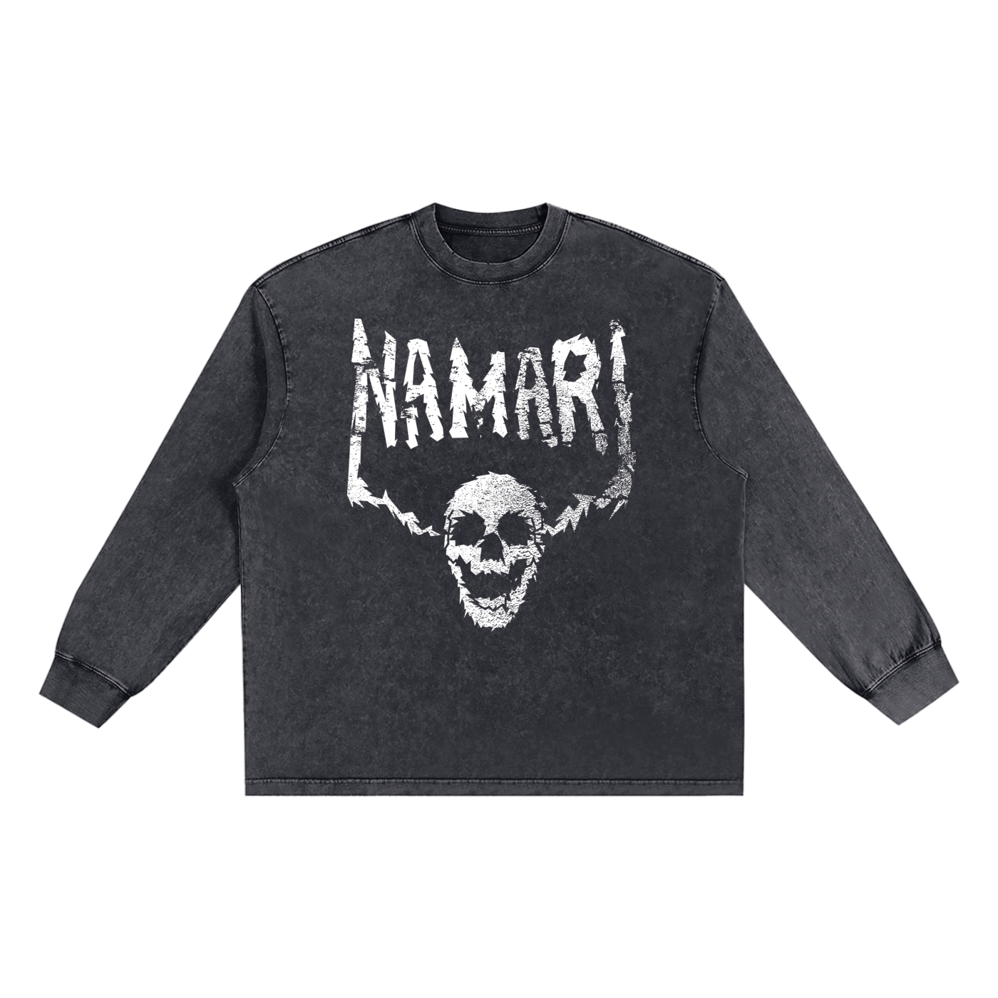Disintegrate Snow Washed Frayed Edge T-Shirt