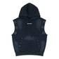 Namari Unisex Vintage Wash Sun Fade Sleeveless Hoodie