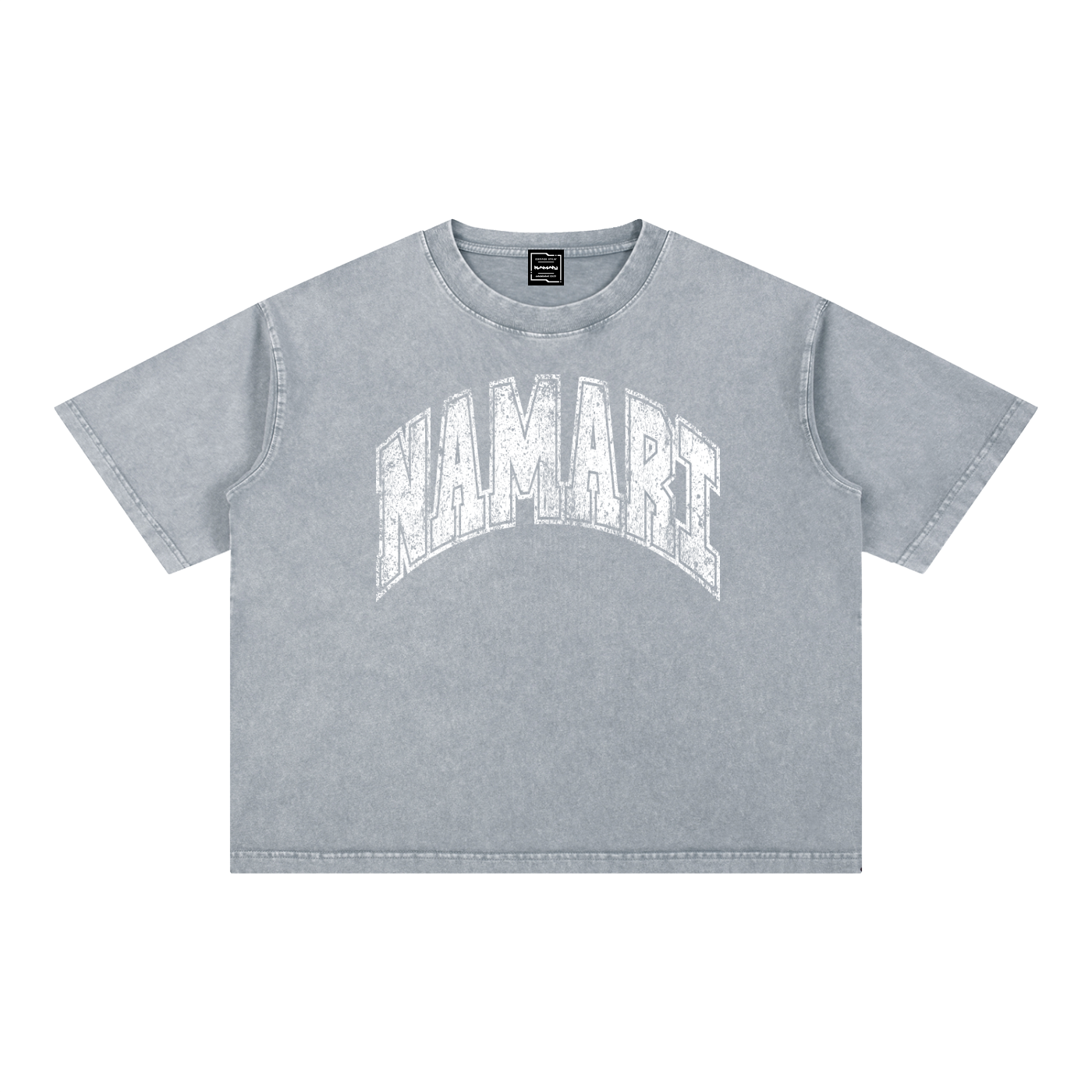 Namari Vintage Mineral Wash Boxy Cotton T-Shirt