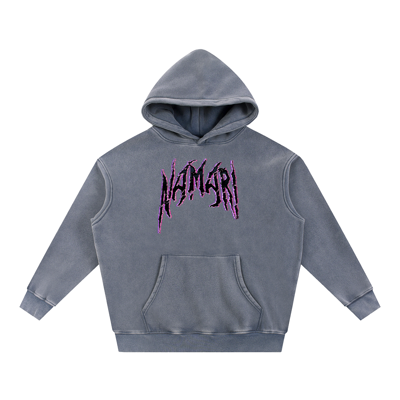 Debt Collector Snow Wash Fleece Oversize Hoodie