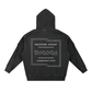 Certified Stylin' Tech Snow Washed Tape Raw Edge Hoodie