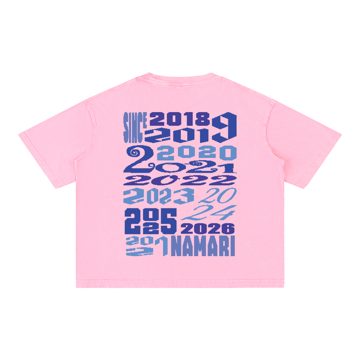 Years Namari Mineral Wash Boxy Cotton T-Shirt