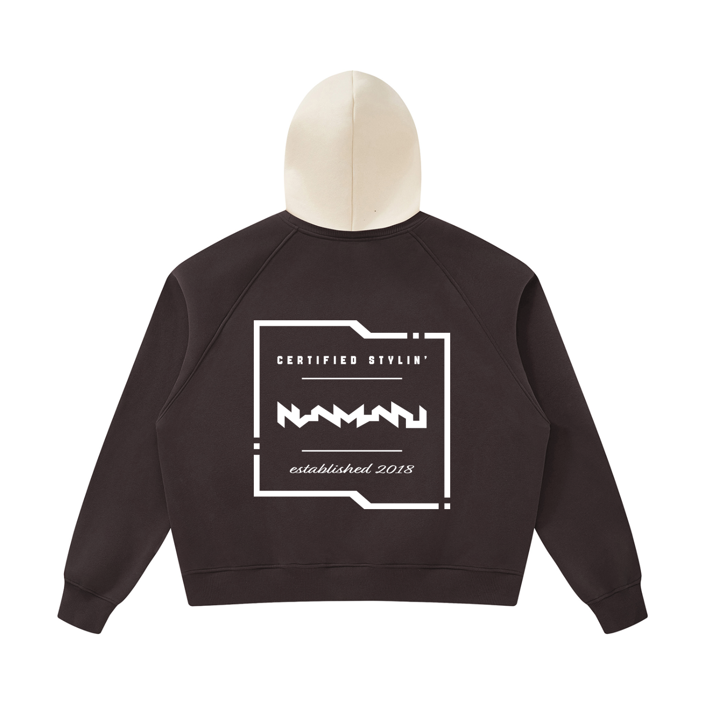 Certified Stylin' Namari Unisex Fleece Raglan Color Block Hoodie