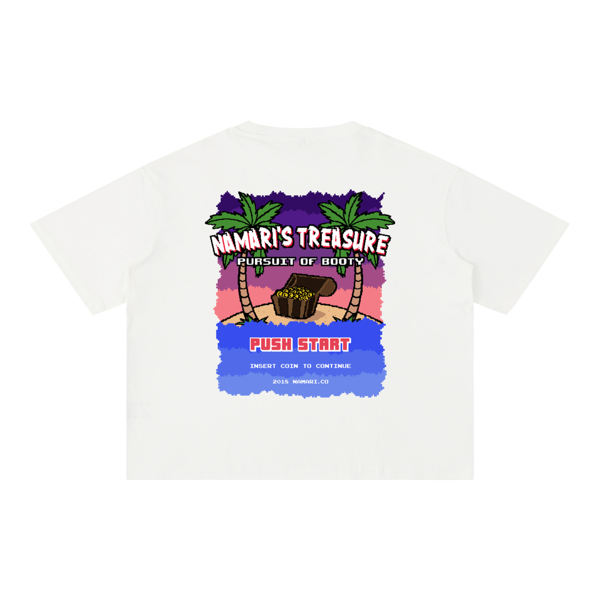 Pursuit of Booty Mineral Wash Boxy Cotton T-Shirt