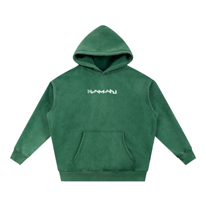 Disintegrate Snow Wash Fleece Oversize Hoodie