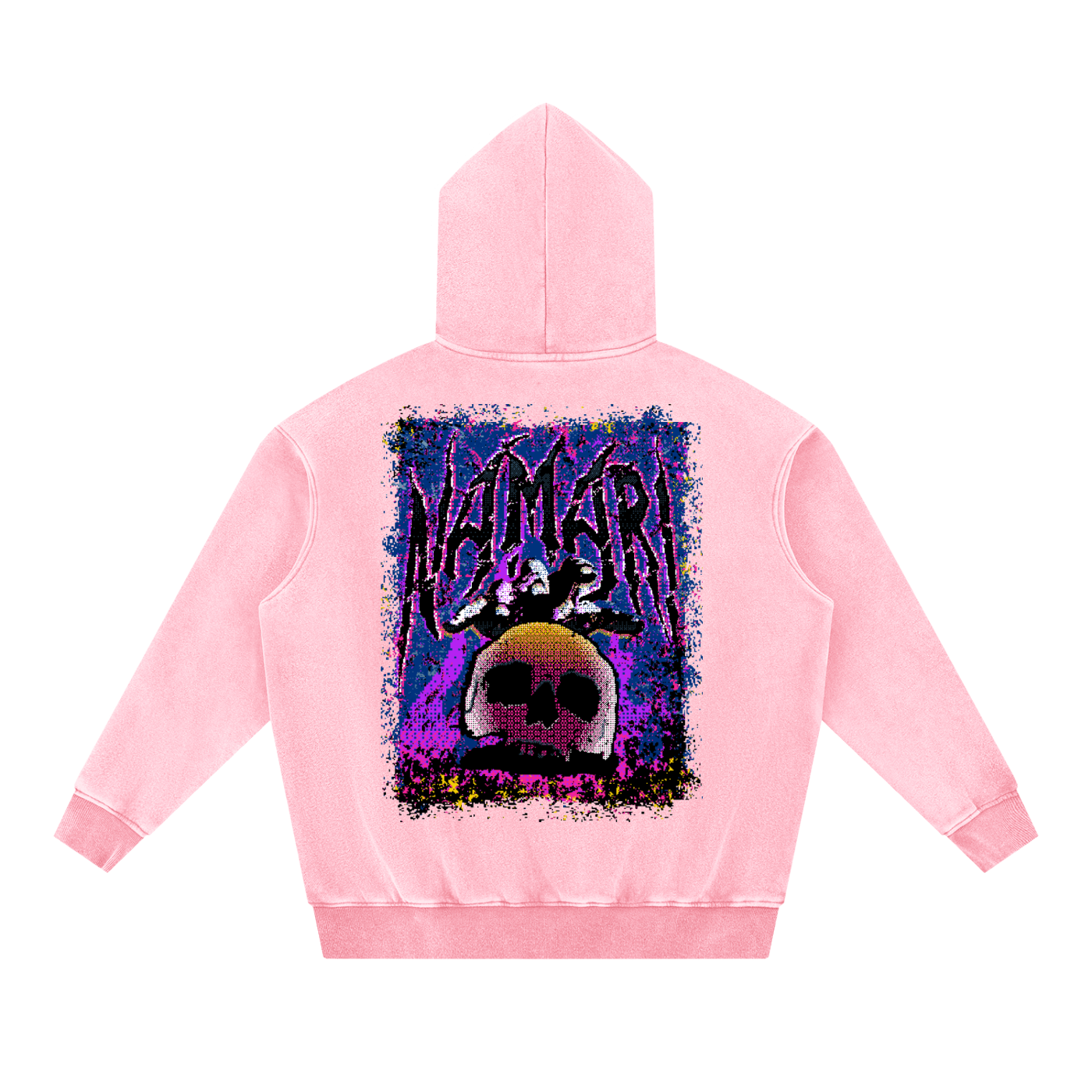 Debt Collector Snow Wash Fleece Oversize Hoodie
