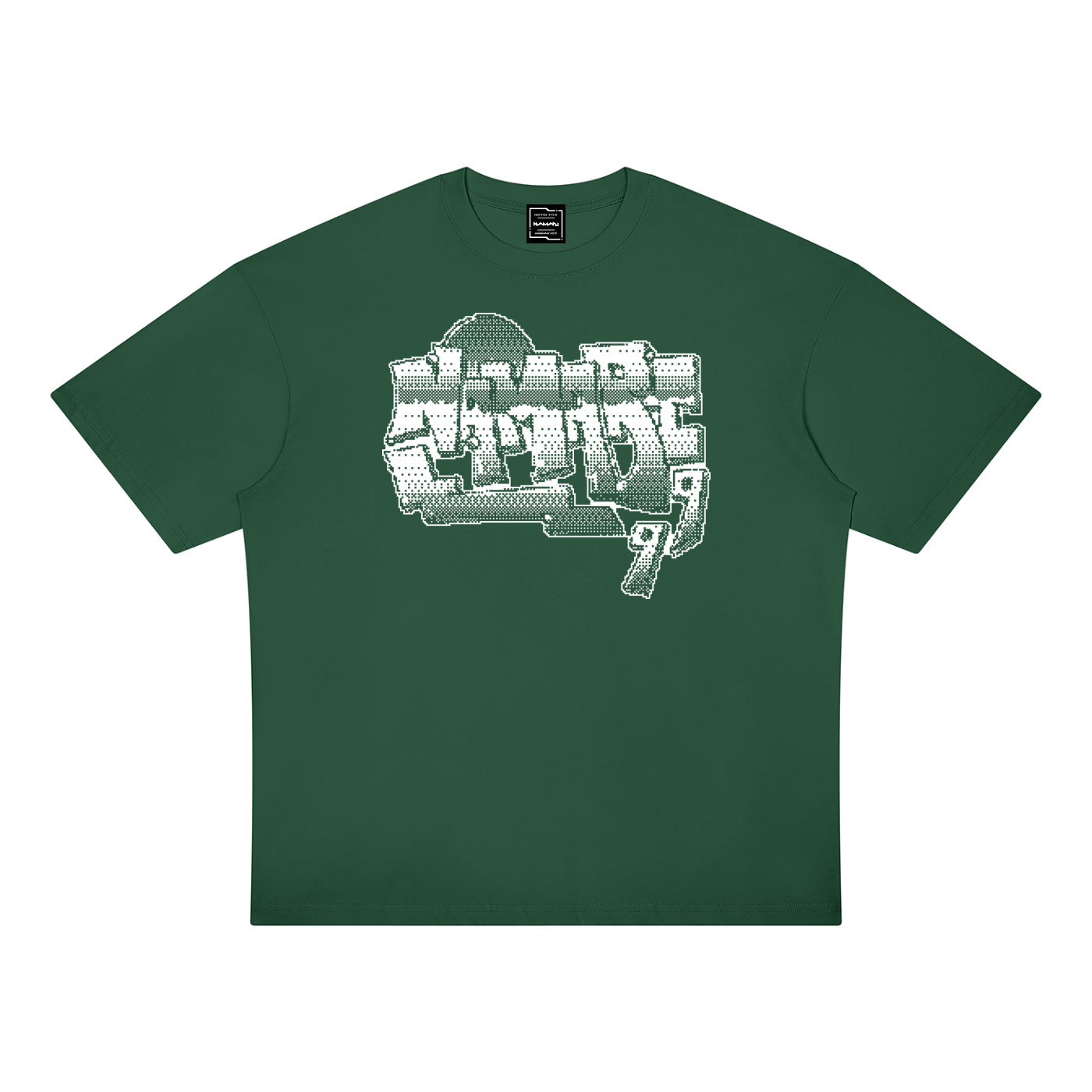 Pixel Graffiti Unisex Oversized Drop Shoulder T-Shirt