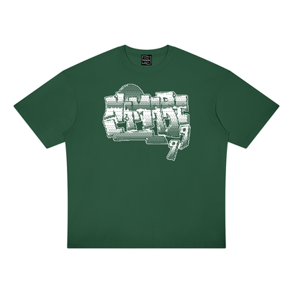 Pixel Graffiti Unisex Oversized Drop Shoulder T-Shirt