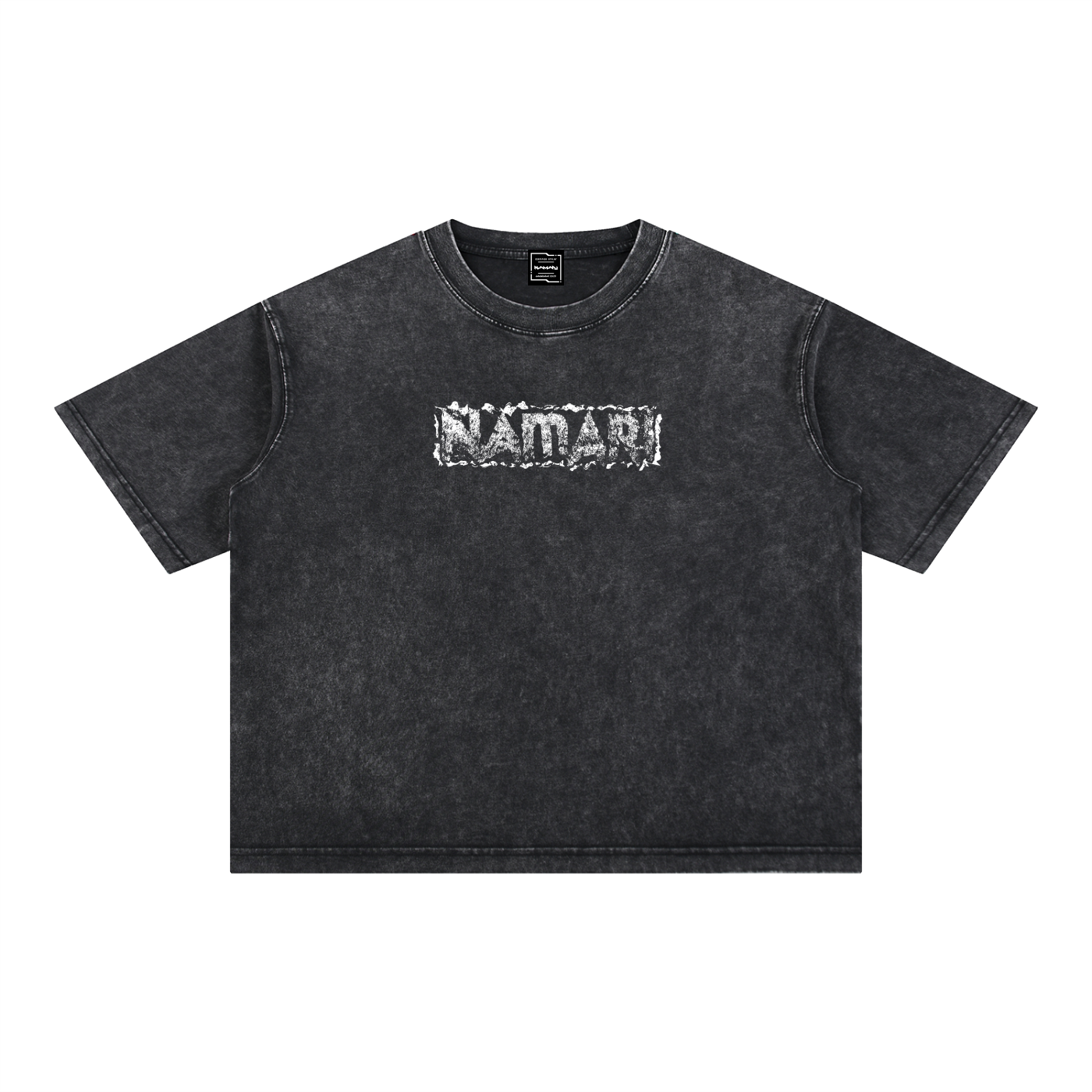 Burial (White) Mineral Wash Boxy Cotton T-Shirt
