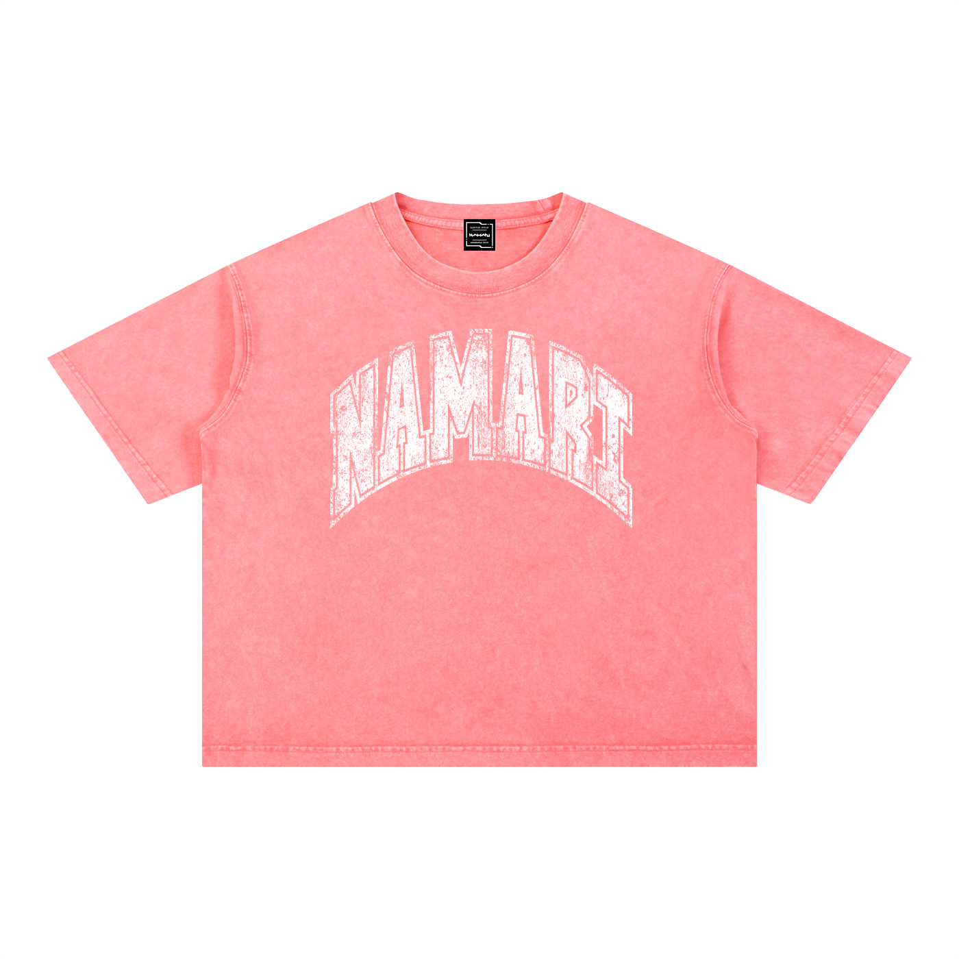 Namari Vintage Mineral Wash Boxy Cotton T-Shirt