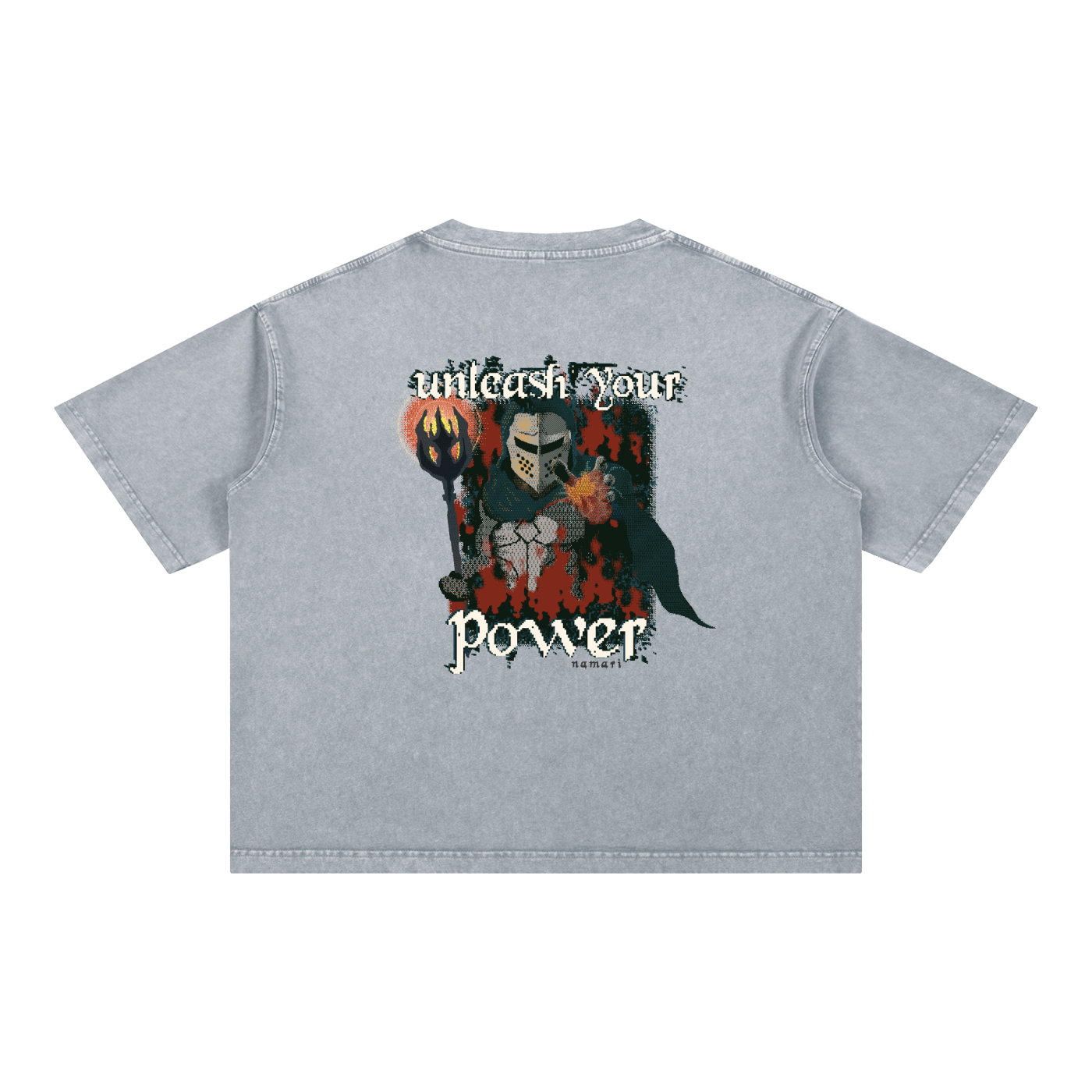 Power Mineral Wash Boxy Cotton T-Shirt
