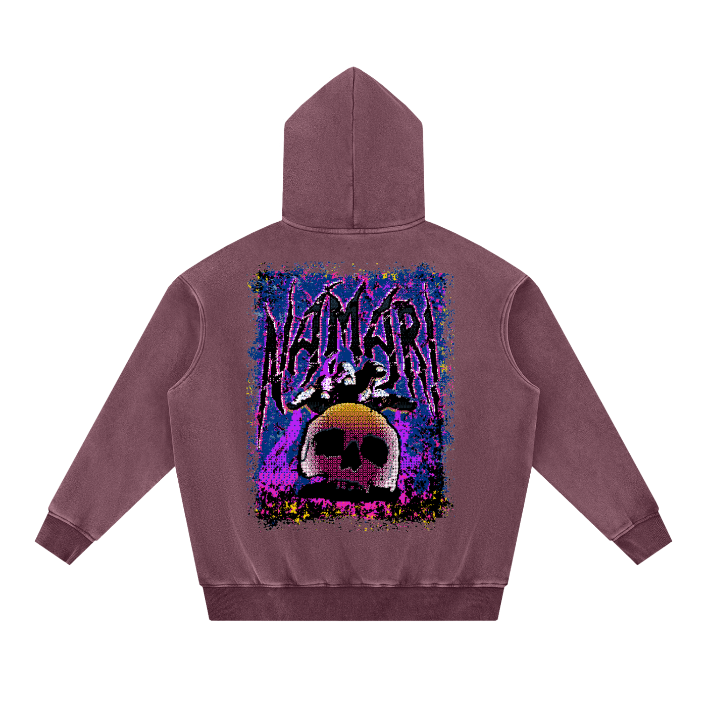 Debt Collector Snow Wash Fleece Oversize Hoodie