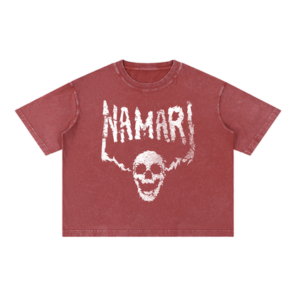 Disintegrate Mineral Wash Boxy Cotton T-Shirt