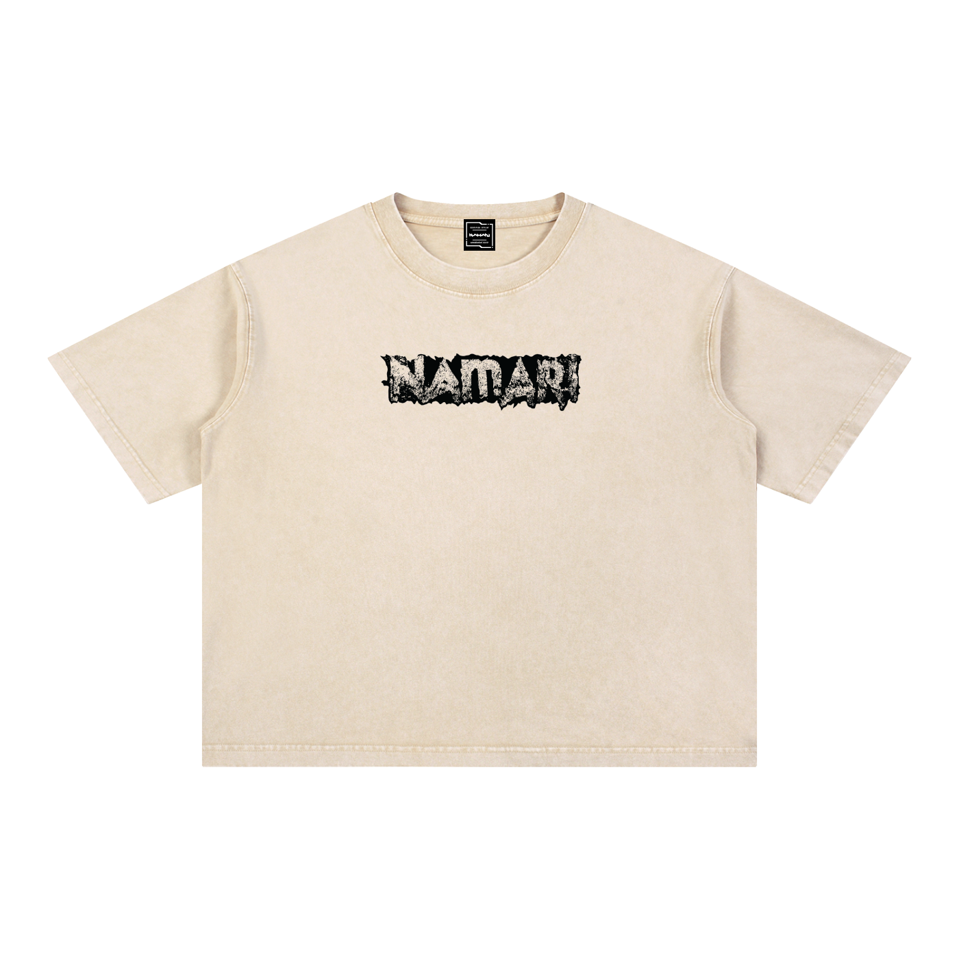 Burial Mineral Wash Boxy Cotton T-Shirt