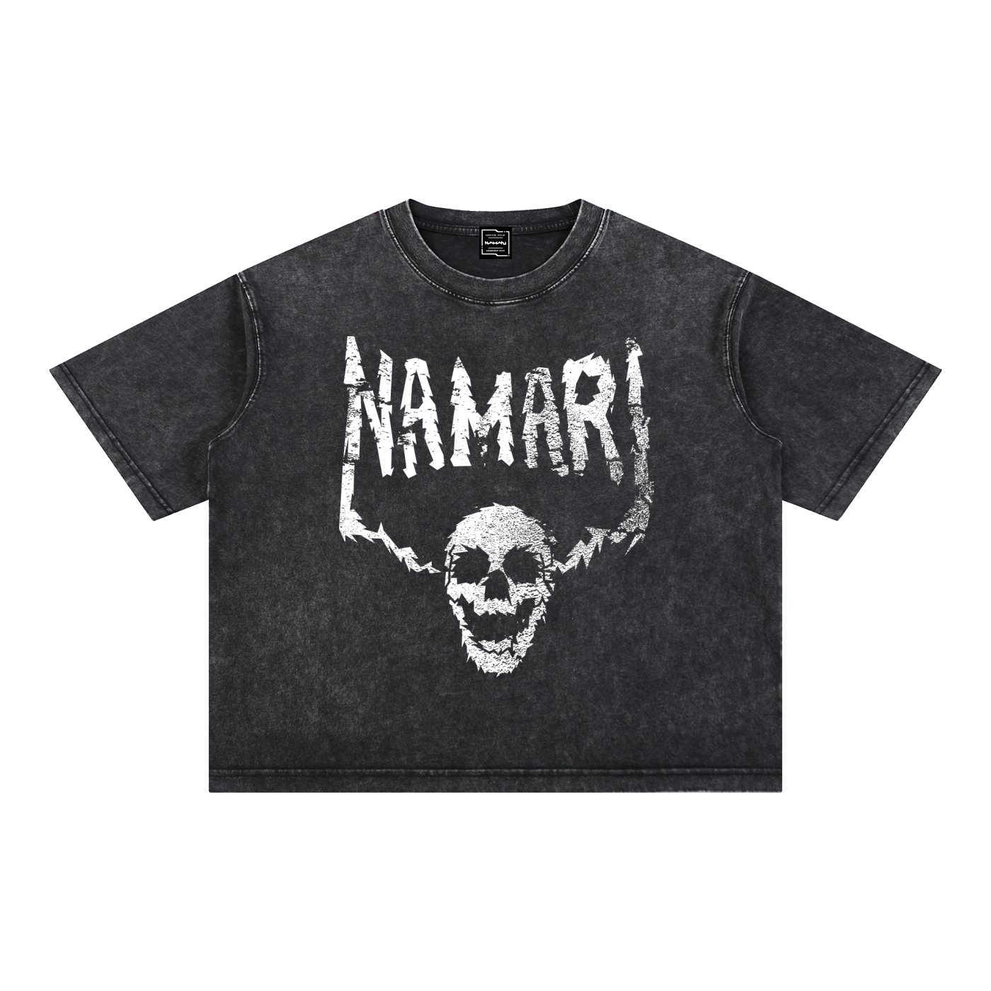 Disintegrate Mineral Wash Boxy Cotton T-Shirt
