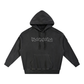 Certified Stylin' Tech Snow Washed Tape Raw Edge Hoodie