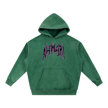 Debt Collector Snow Wash Fleece Oversize Hoodie