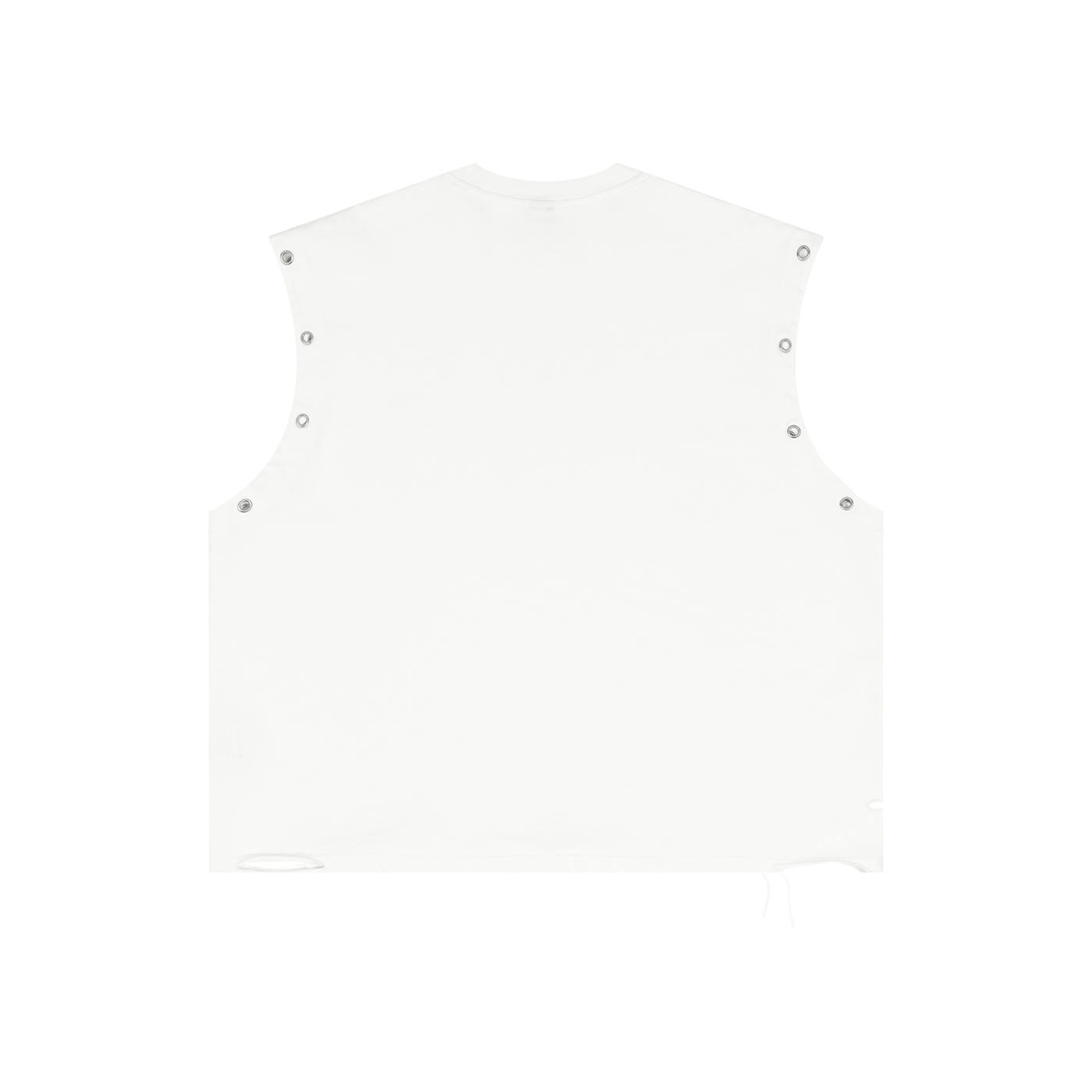 Namari Distressed Grommet Eyelet Tank Top