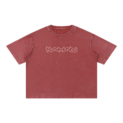 Certified Stylin' Tech Mineral Wash Boxy Cotton T-Shirt