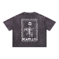 Burial (White) Mineral Wash Boxy Cotton T-Shirt