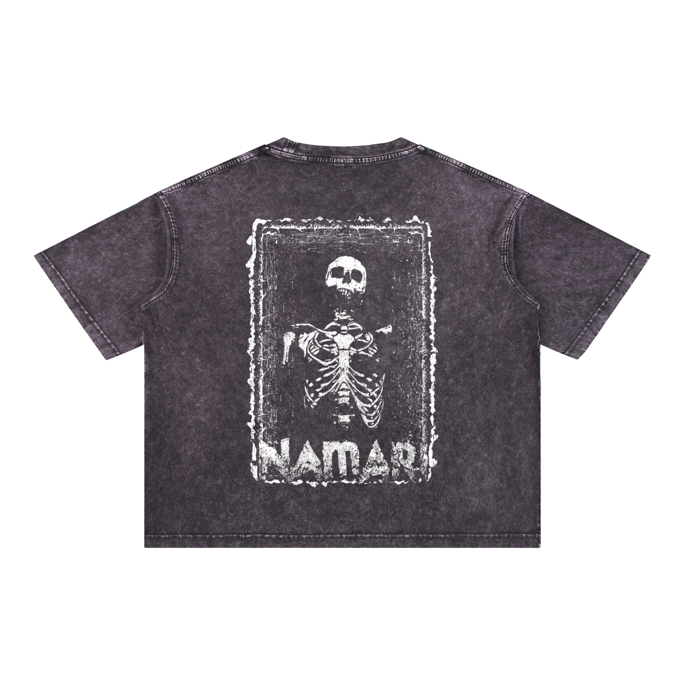 Burial (White) Mineral Wash Boxy Cotton T-Shirt