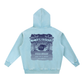 Pursuit of Booty Pixel Art Snow Wash Fleece Oversize Hoodie