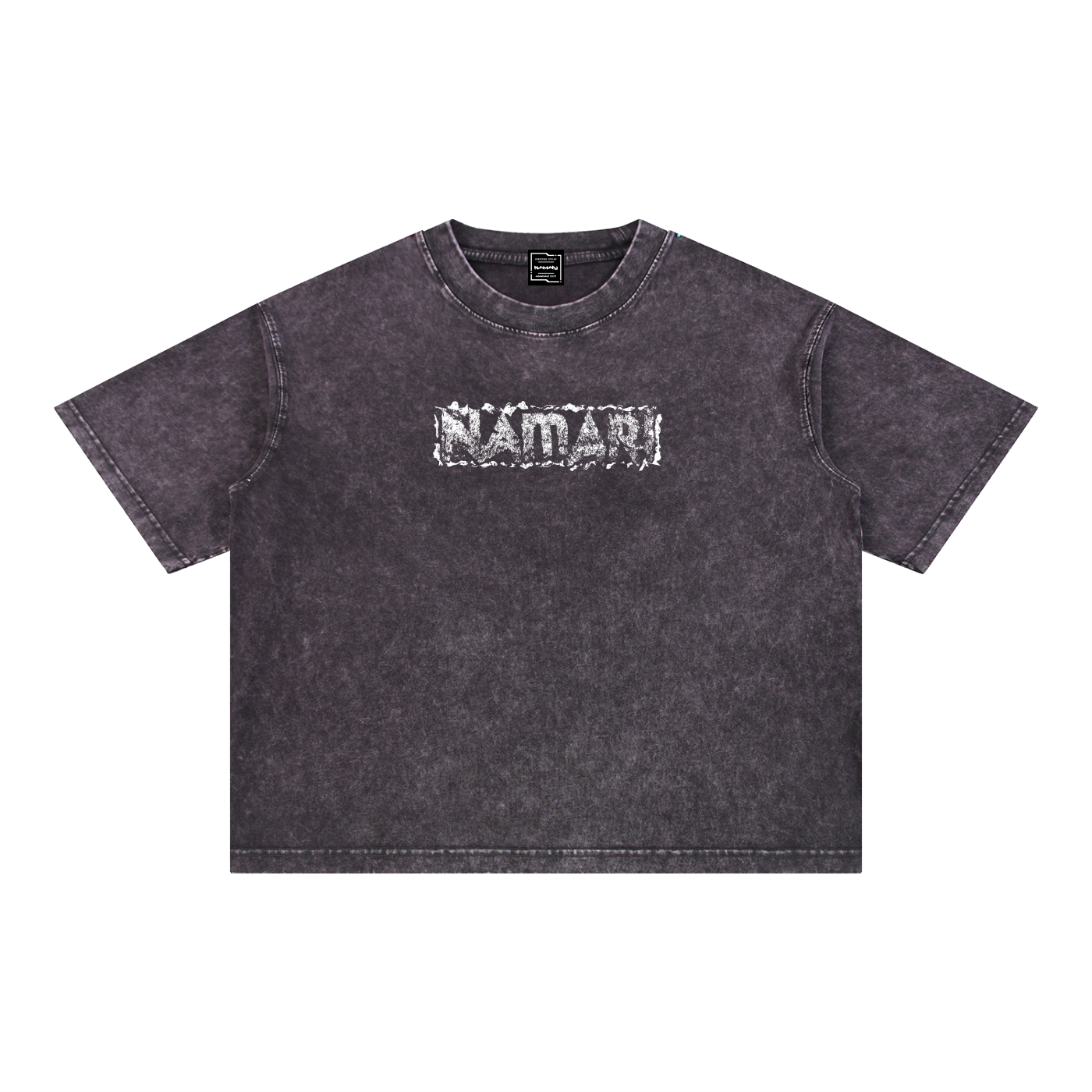 Burial (White) Mineral Wash Boxy Cotton T-Shirt