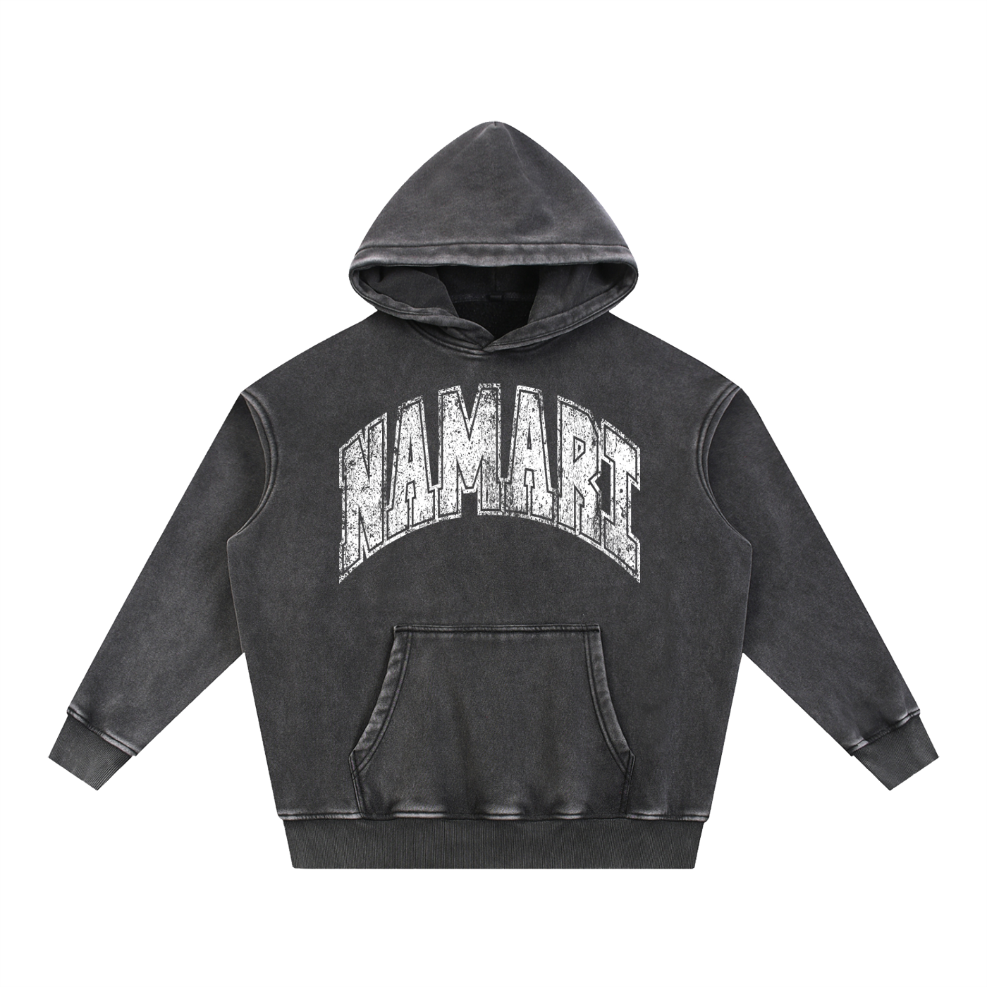 Namari Vintage Snow Wash Fleece Oversize Hoodie