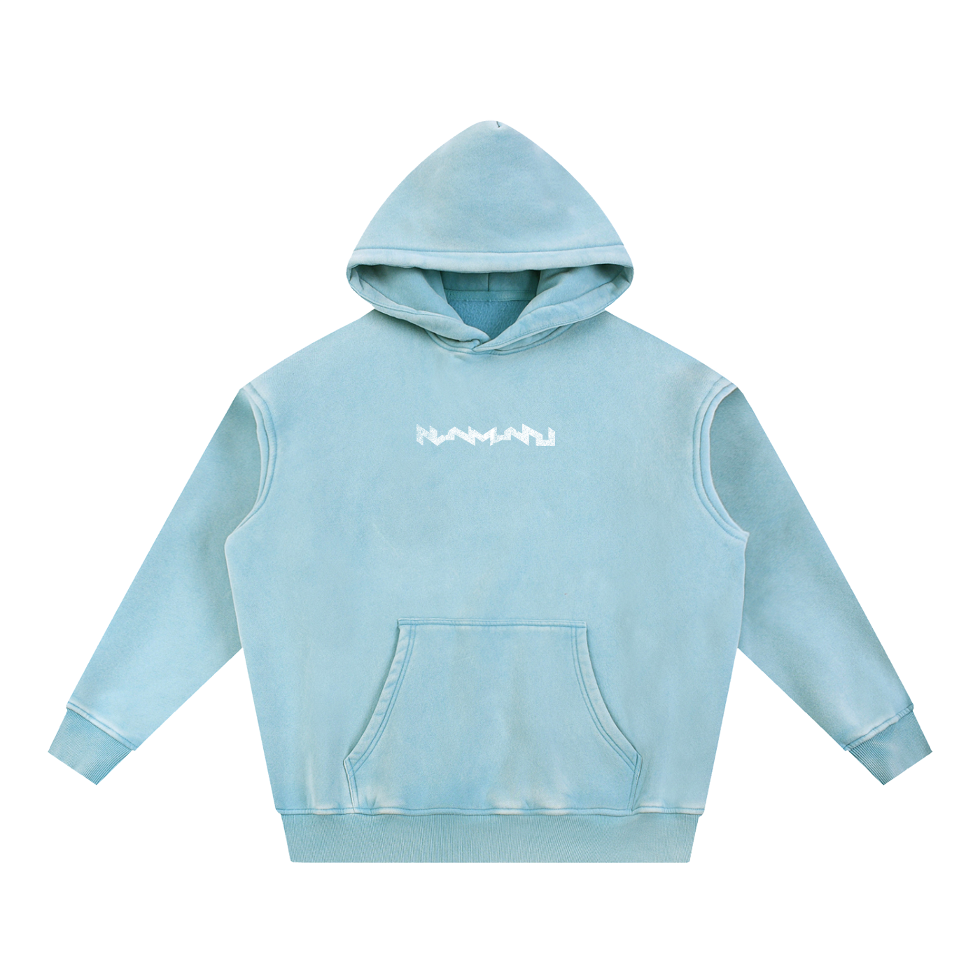 Disintegrate Snow Wash Fleece Oversize Hoodie
