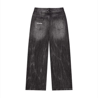Namari Men’s Vintage Wash Wide Leg Jeans