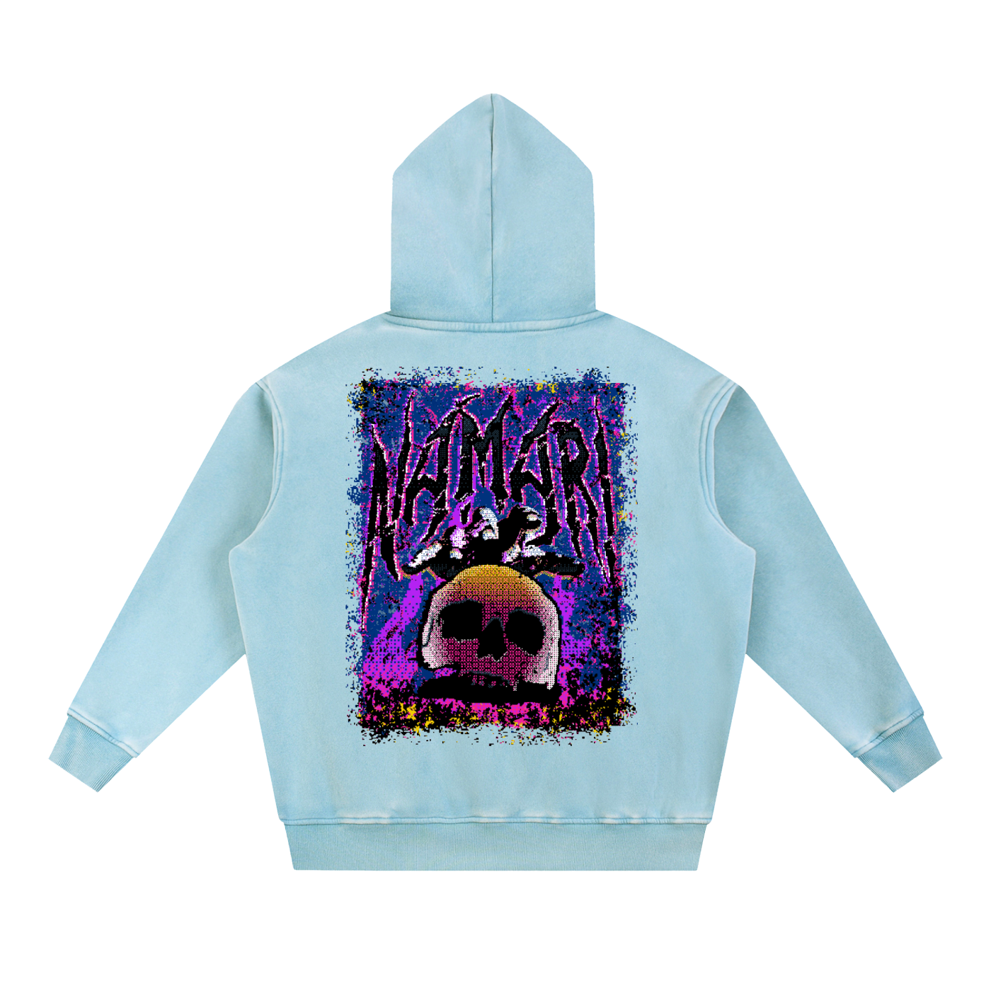 Debt Collector Snow Wash Fleece Oversize Hoodie
