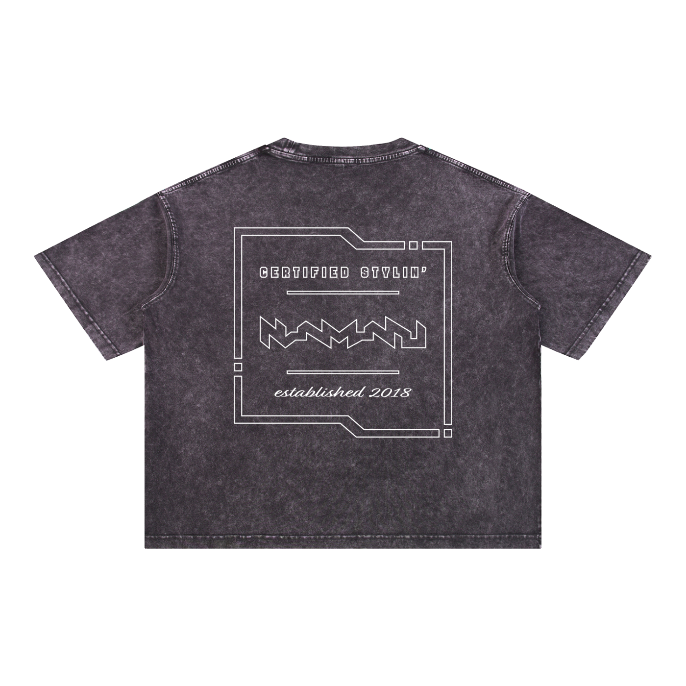 Certified Stylin' Tech Mineral Wash Boxy Cotton T-Shirt