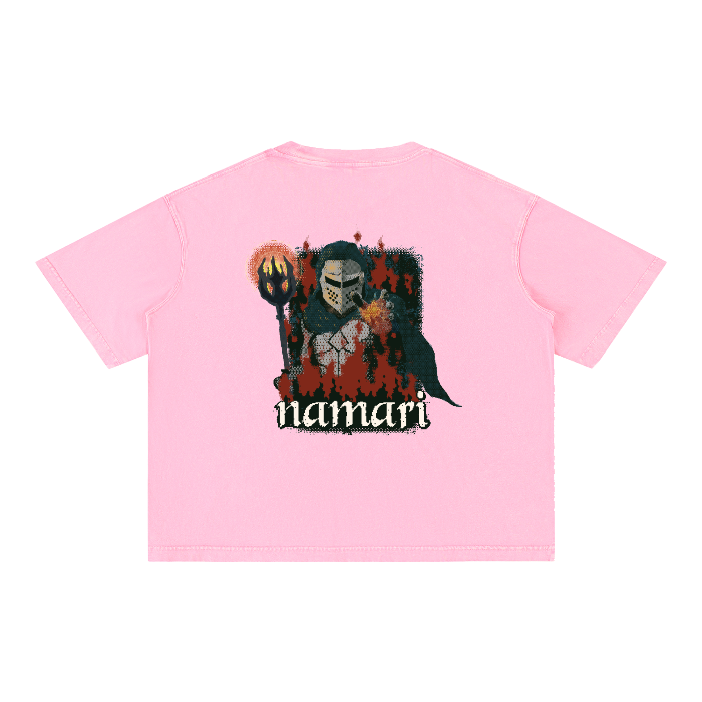 Knights Power Mineral Wash Boxy Cotton T-Shirt