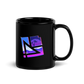 80's Signature Black Glossy Mug