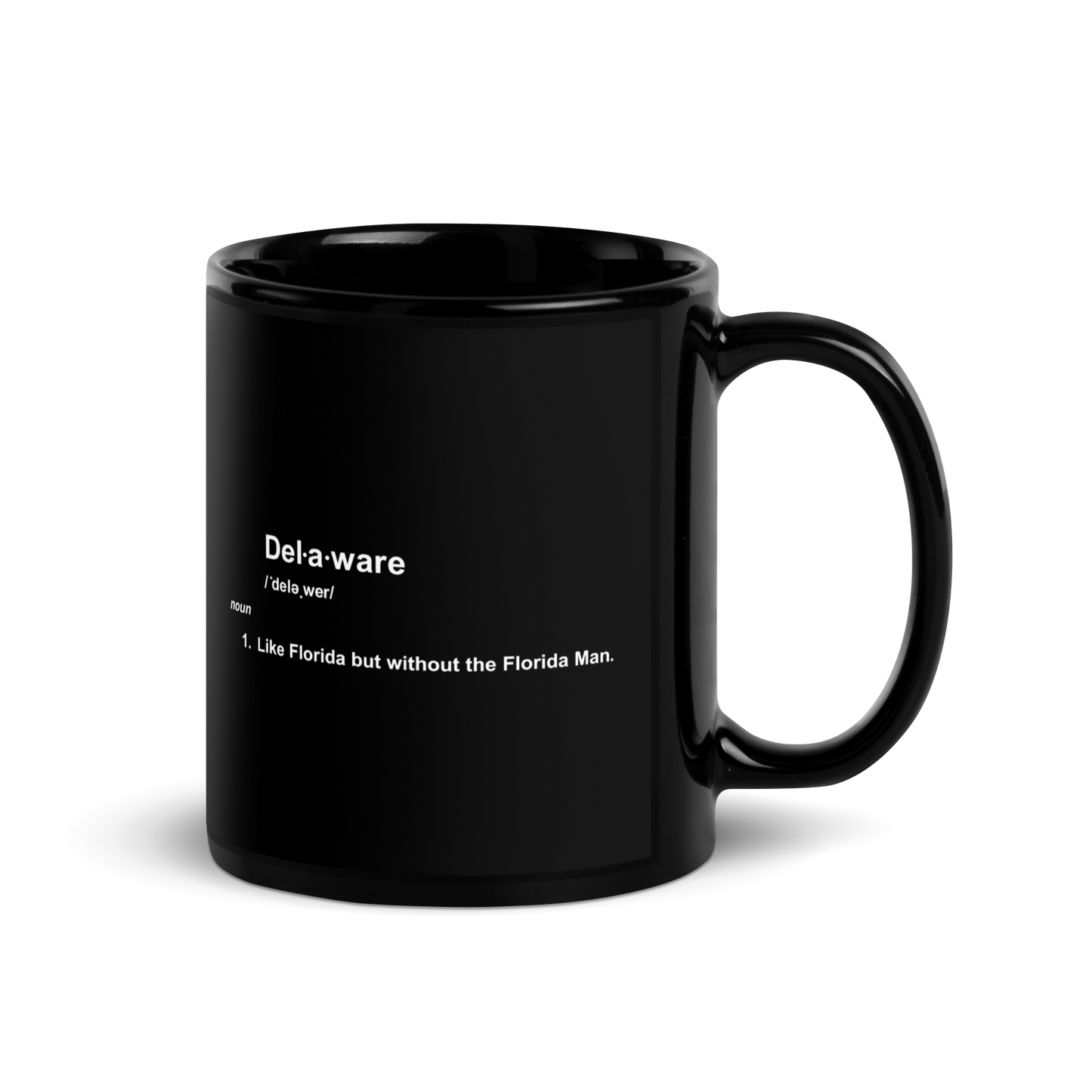 DE Definition Black Glossy Mug