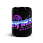 80's Namari Black Glossy Mug