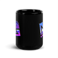 80's Signature Black Glossy Mug