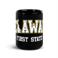 First State Black Glossy Mug