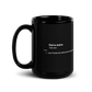 DE Definition Black Glossy Mug