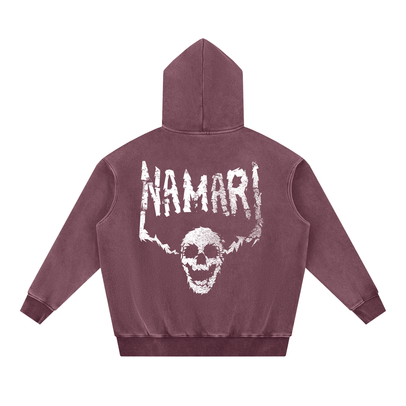 Disintegrate Snow Wash Fleece Oversize Hoodie