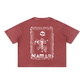 Burial (White) Mineral Wash Boxy Cotton T-Shirt