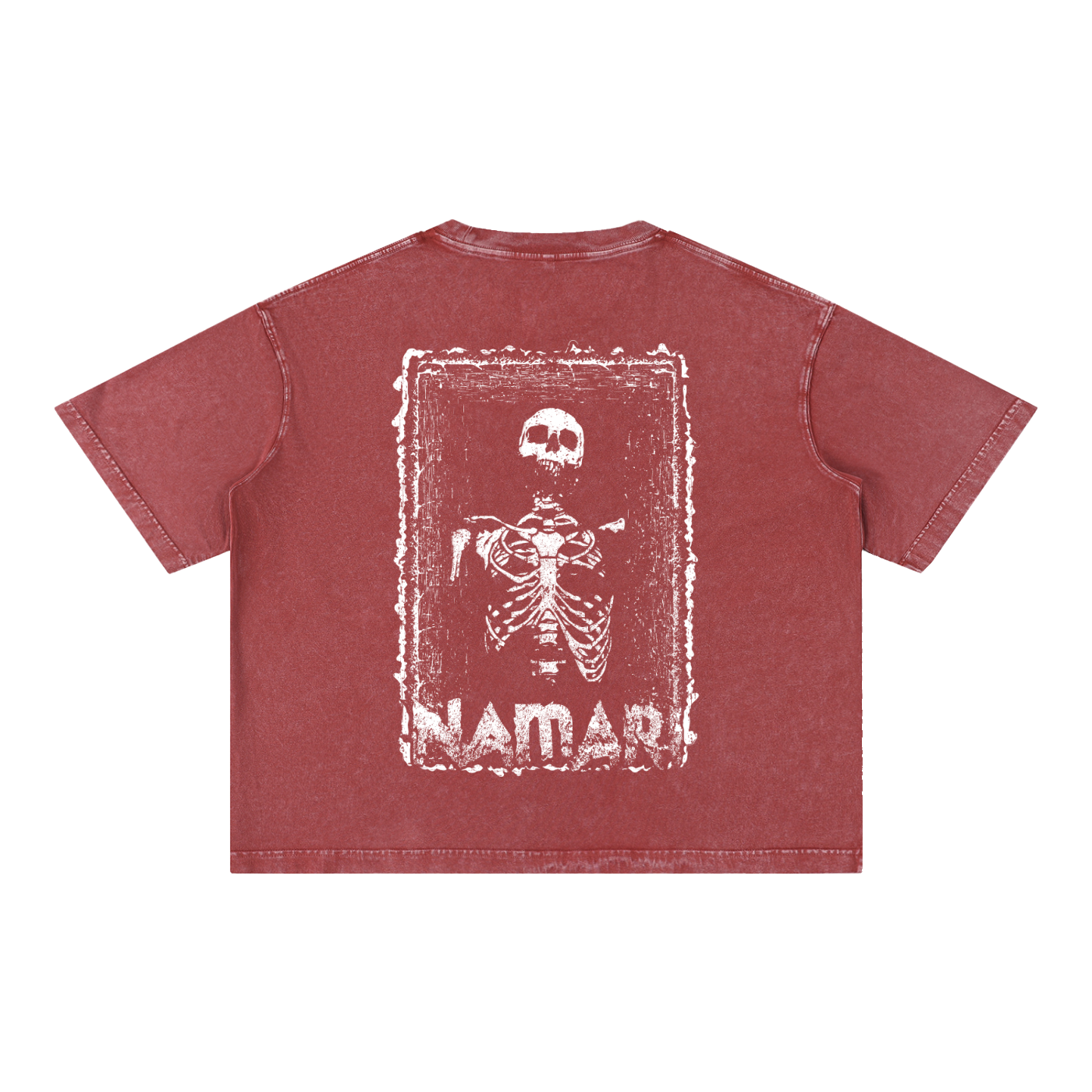 Burial (White) Mineral Wash Boxy Cotton T-Shirt
