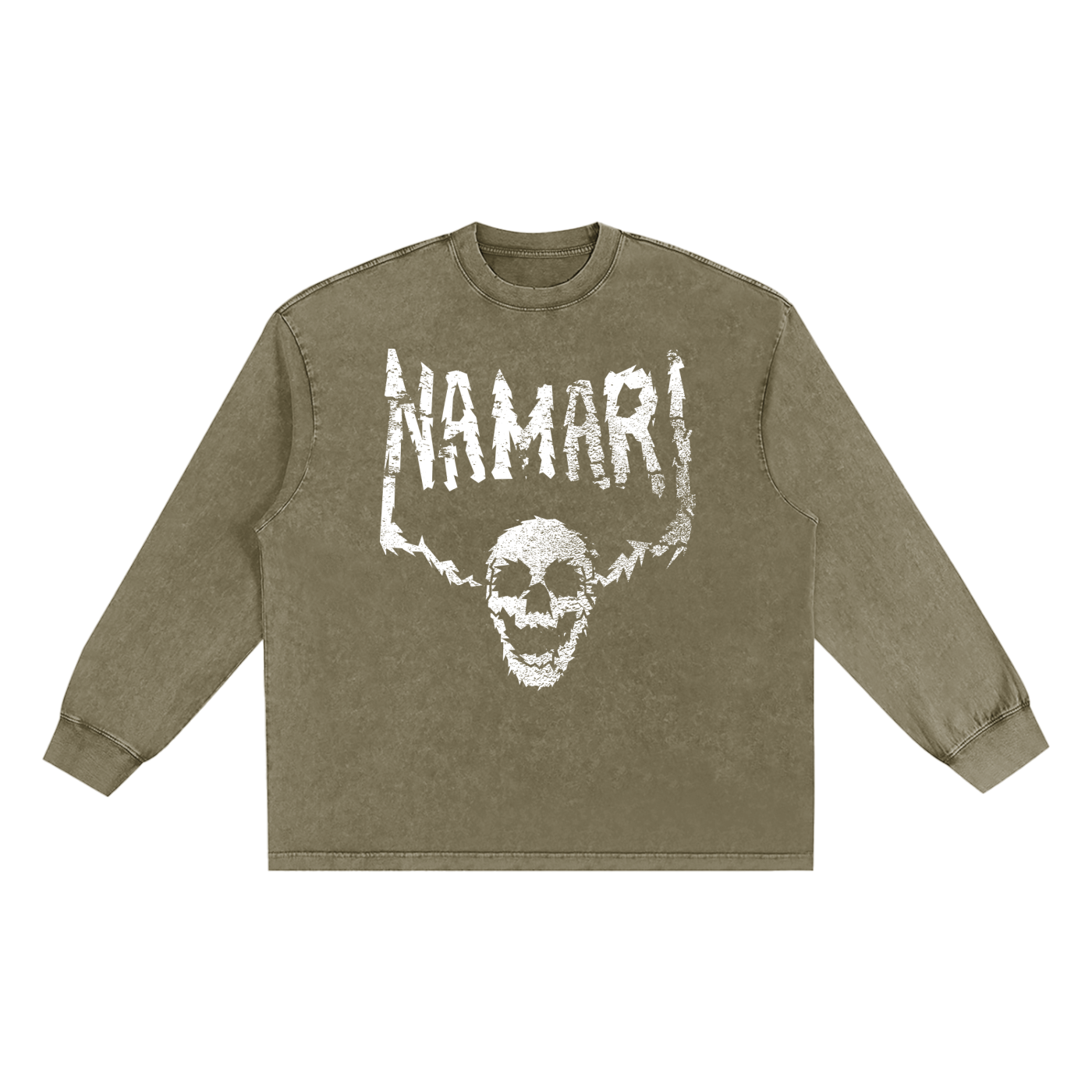 Disintegrate Snow Washed Frayed Edge T-Shirt
