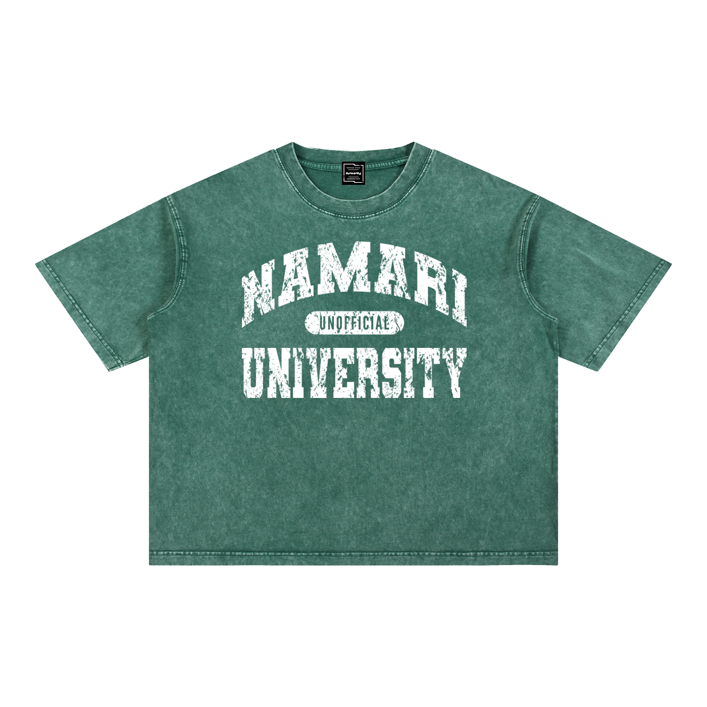 Namari University Mineral Wash Boxy Cotton T-Shirt