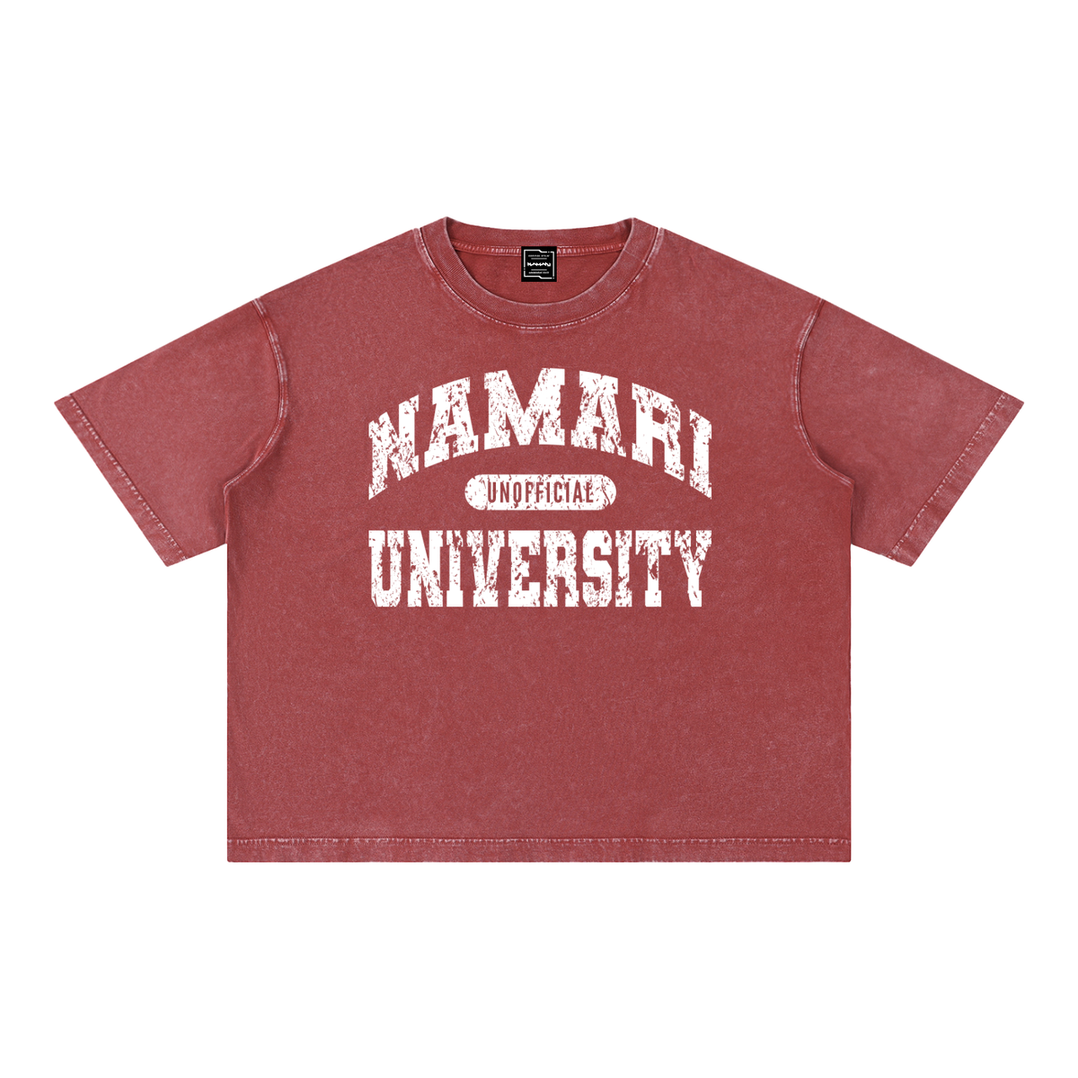 Namari University Mineral Wash Boxy Cotton T-Shirt