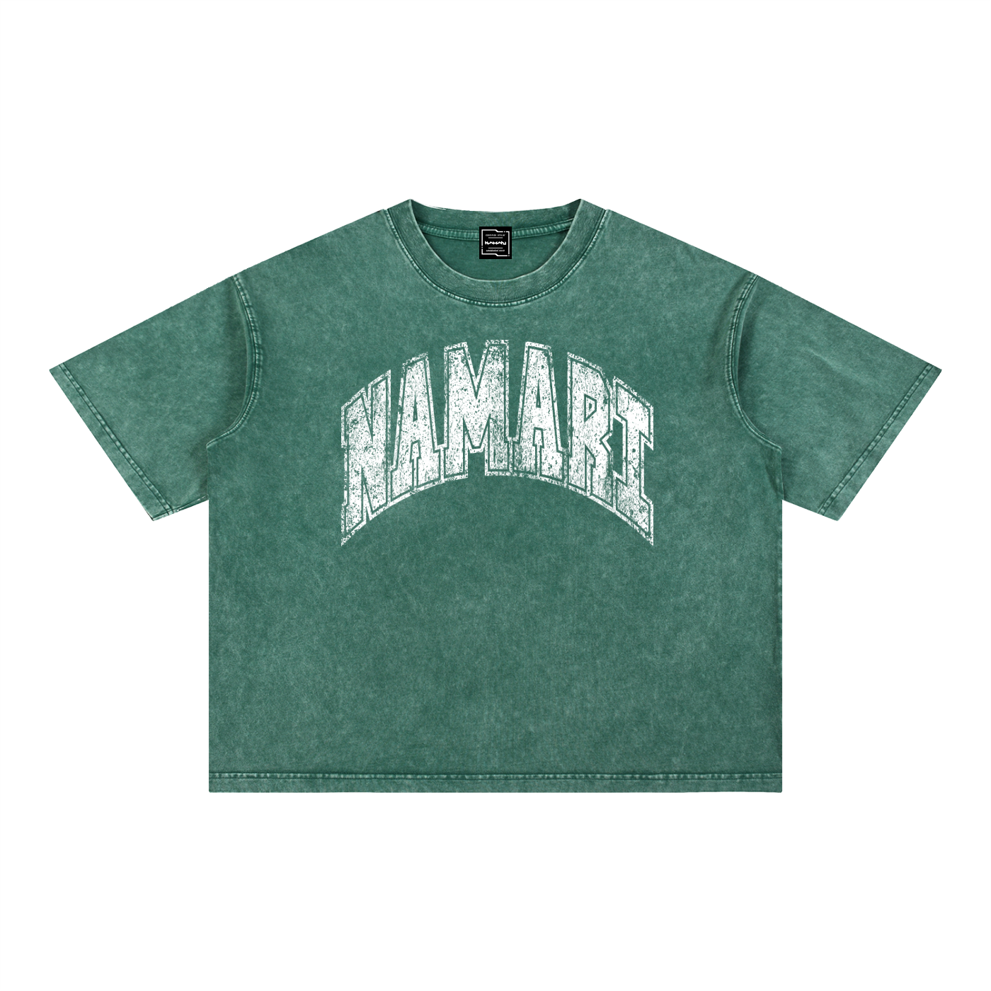 Namari Vintage Mineral Wash Boxy Cotton T-Shirt