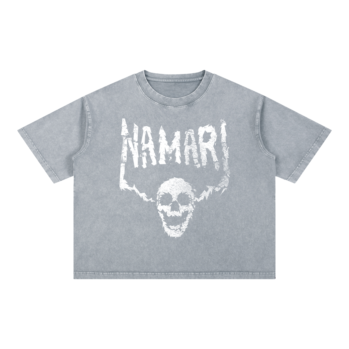 Disintegrate Mineral Wash Boxy Cotton T-Shirt
