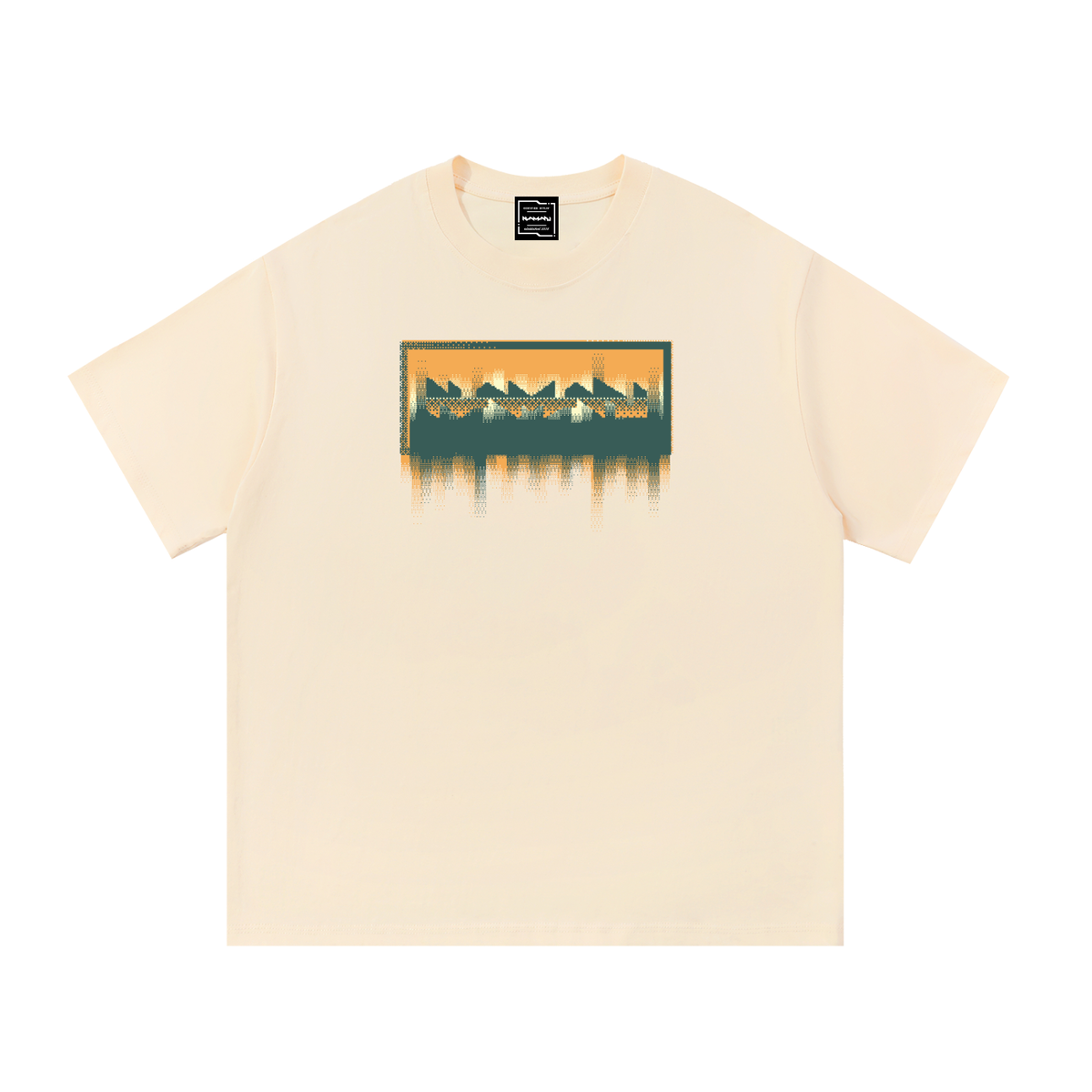 Pixel Fade Essential Cotton T-Shirt