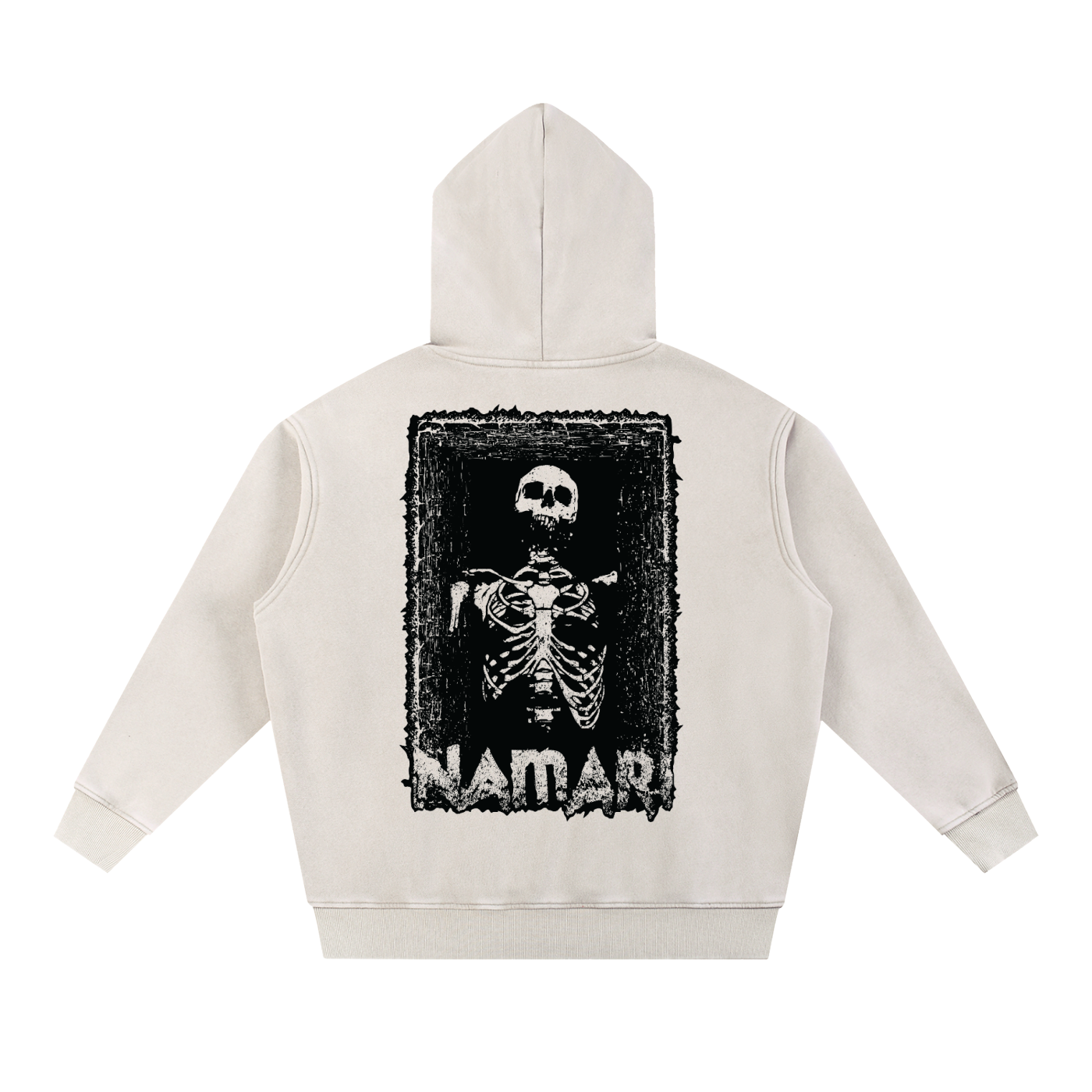Burial Snow Wash Fleece Oversize Hoodie