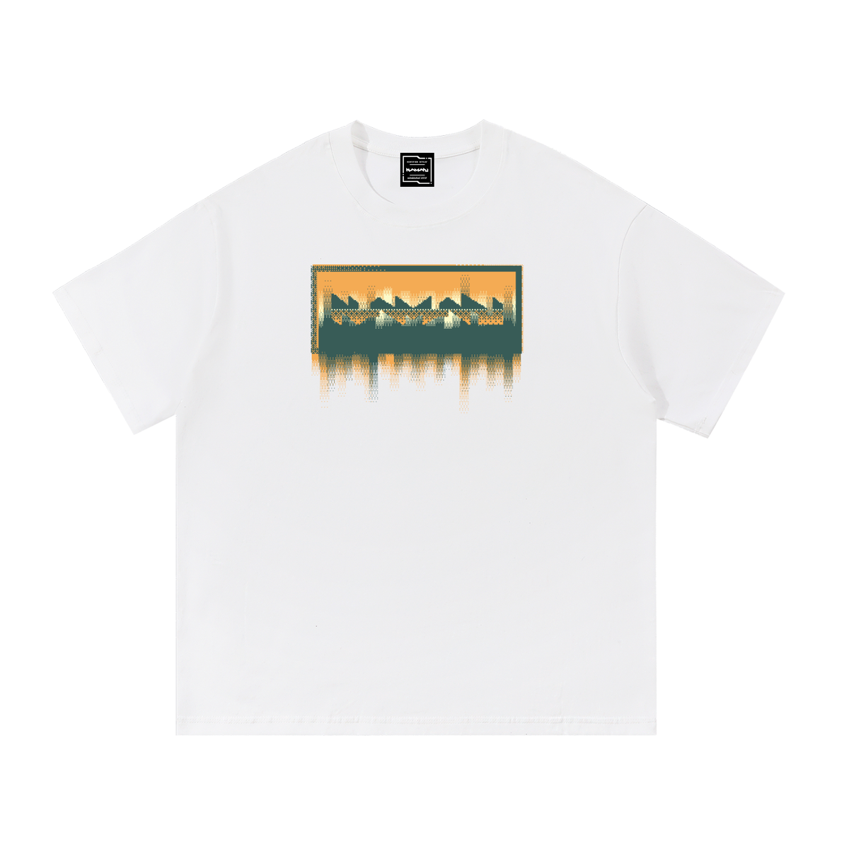 Pixel Fade Essential Cotton T-Shirt